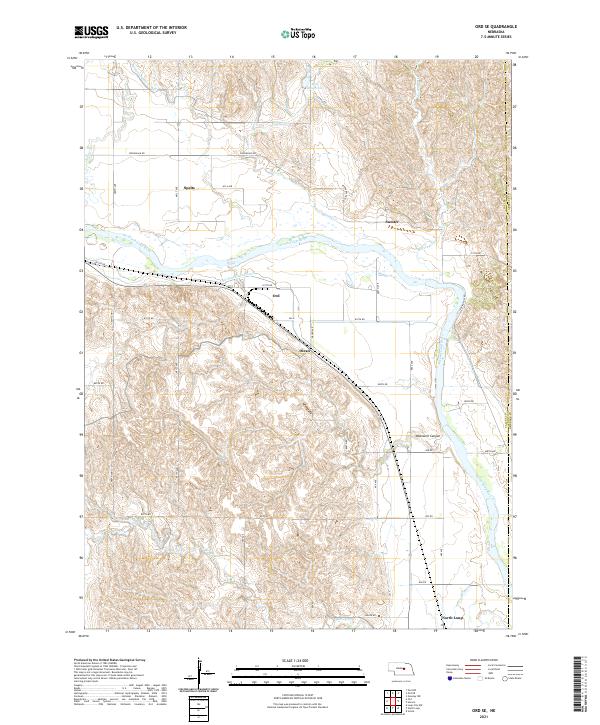 USGS Topographic Map – Ord SE