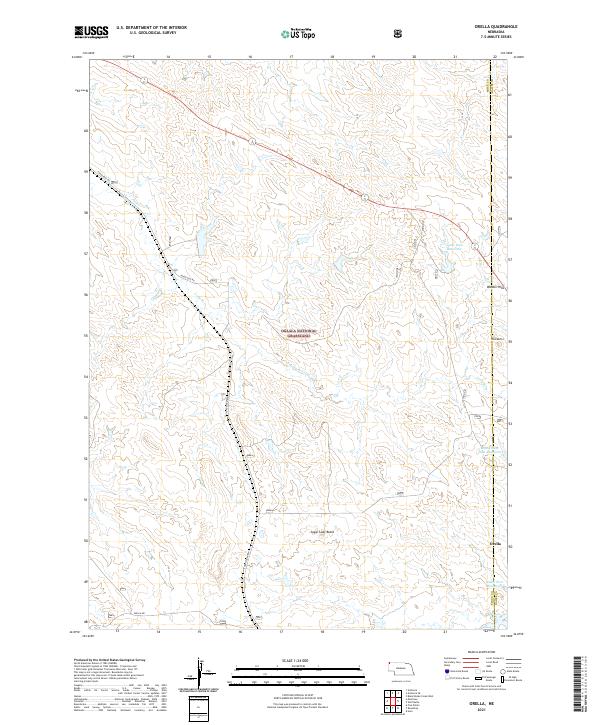 USGS Topographic Map – Orella
