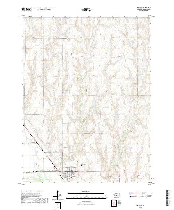USGS Topographic Map – Orleans