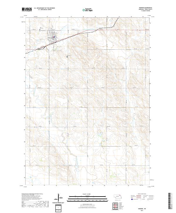 USGS Topographic Map – Osmond