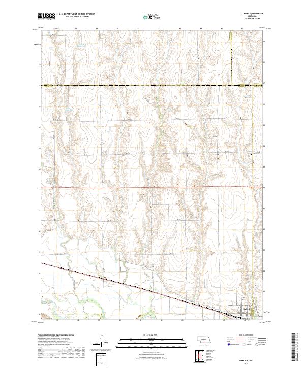 USGS Topographic Map – Oxford