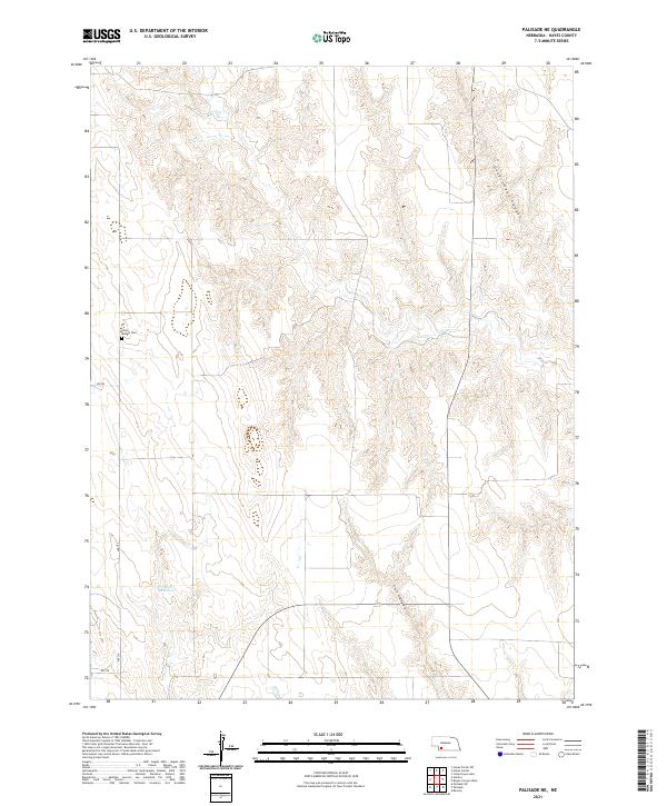 USGS Topographic Map – Palisade NE
