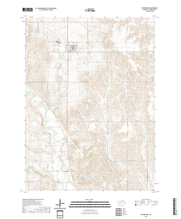 USGS Topographic Map – Petersburg