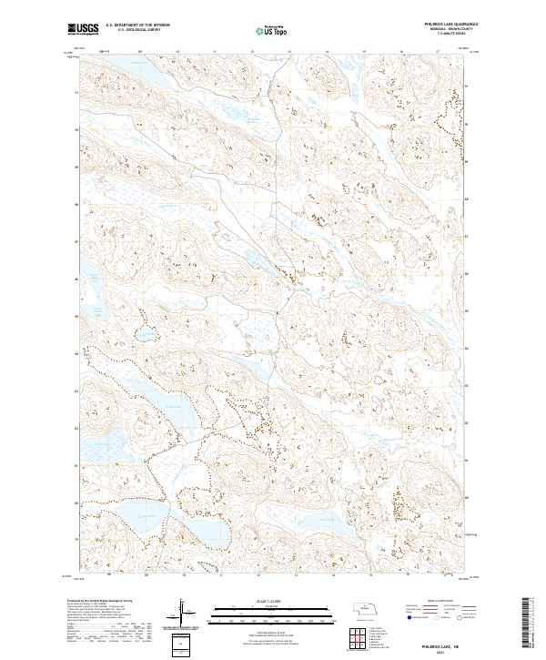 USGS Topographic Map – Philbrick Lake