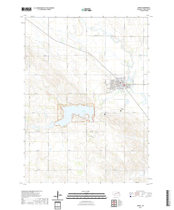 USGS Topographic Map – Pierce
