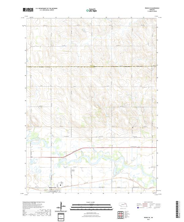 USGS Topographic Map – Pierce SE