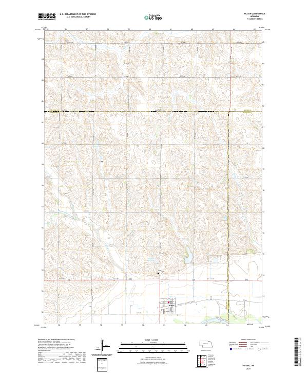 USGS Topographic Map – Pilger