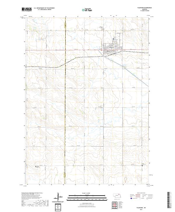 USGS Topographic Map – Plainview