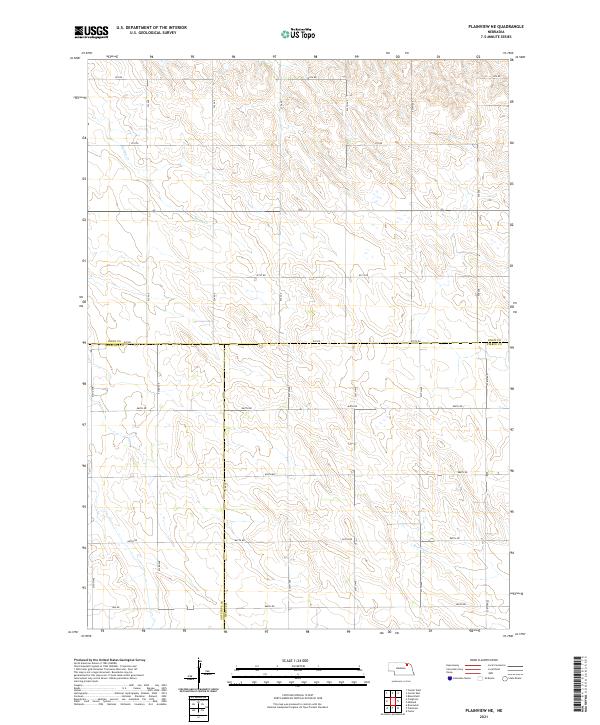 USGS Topographic Map – Plainview NE