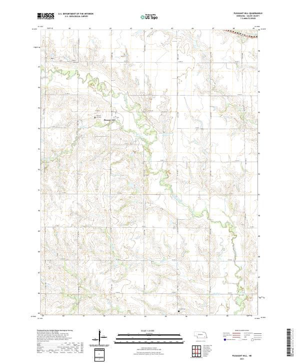 USGS Topographic Map – Pleasant Hill