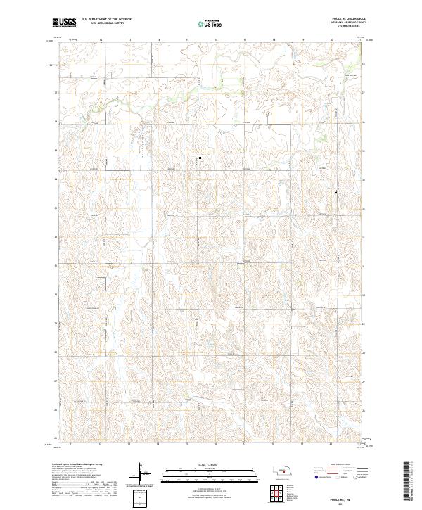 USGS Topographic Map – Poole NE