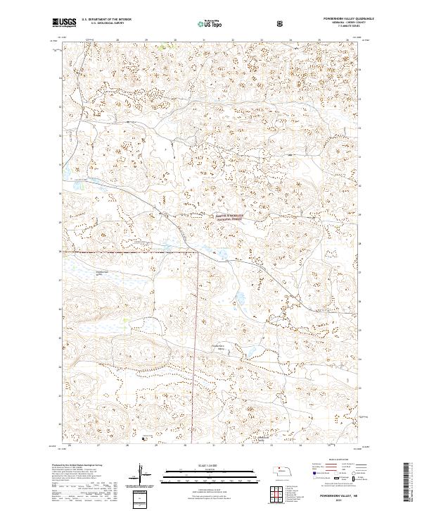 USGS Topographic Map – Powderhorn Valley