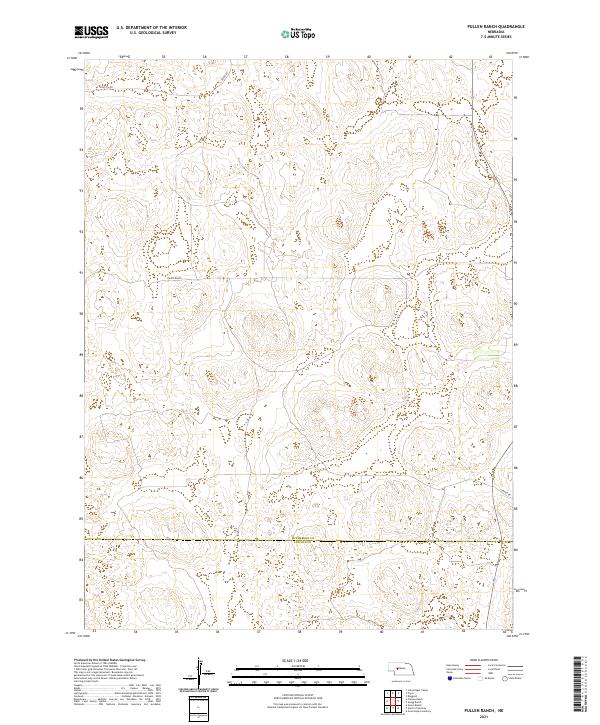 2021 Map of Pullen Ranch, 2021 Print