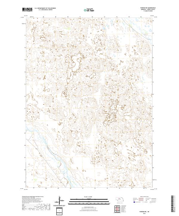 USGS Topographic Map – Purdum NE