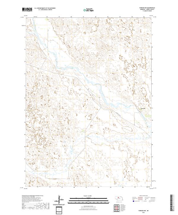 USGS Topographic Map – Purdum NW