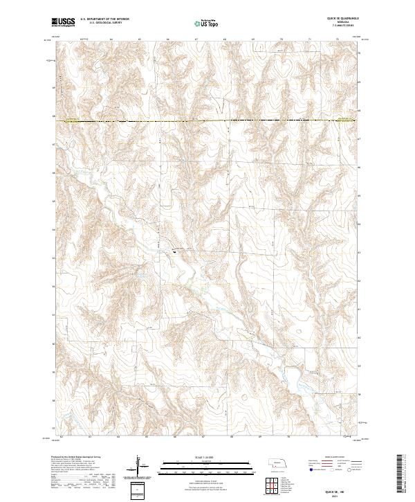 USGS Topographic Map – Quick SE