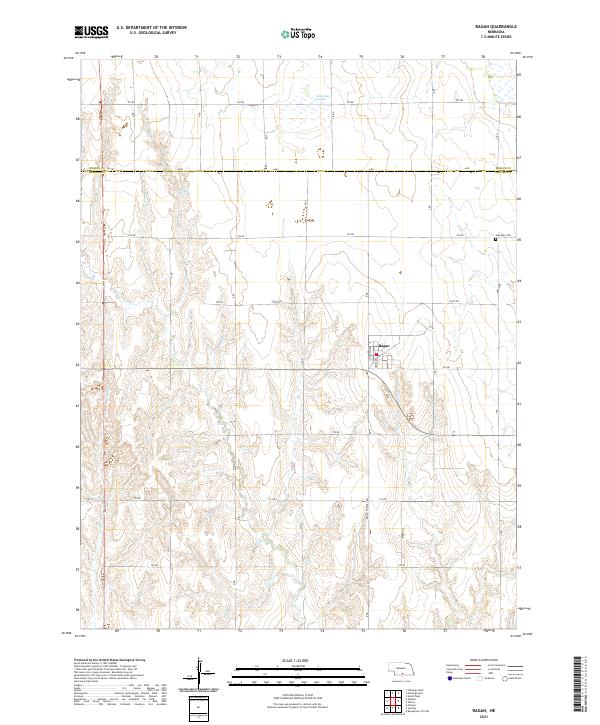 USGS Topographic Map – Ragan