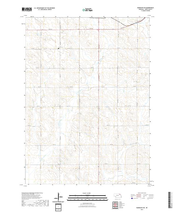 USGS Topographic Map – Randolph SW