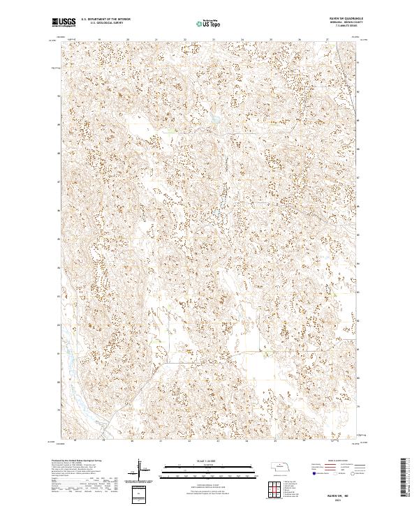 2021 Map of Raven SW, 2021 Print