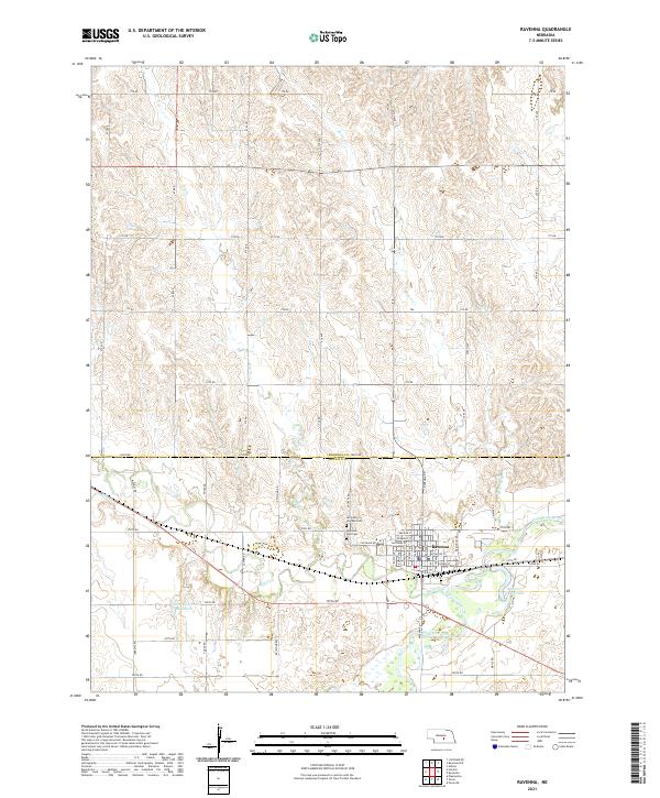 USGS Topographic Map – Ravenna
