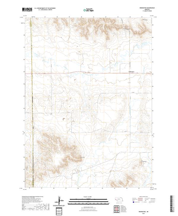 USGS Topographic Map – Redington