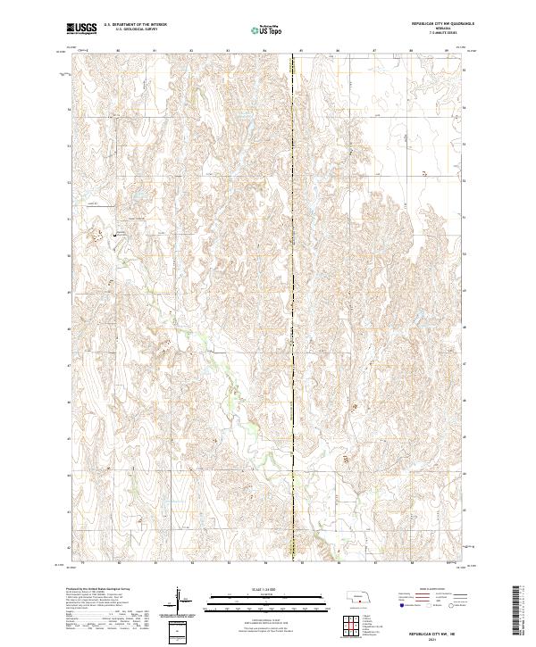 USGS Topographic Map – Republican City NW