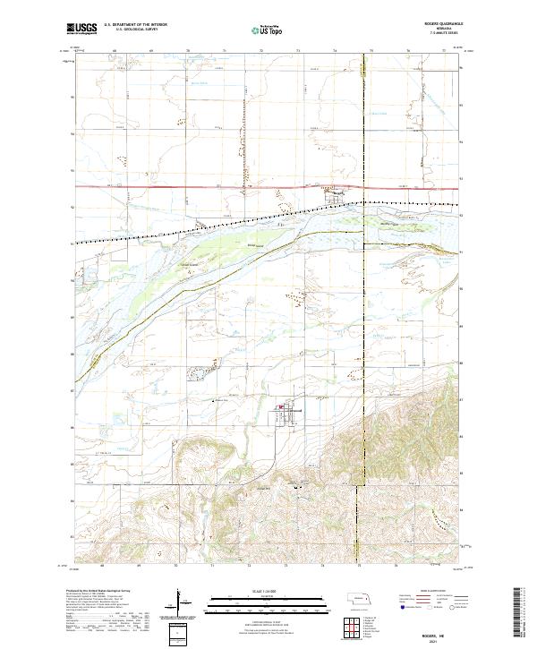 USGS Topographic Map – Rogers