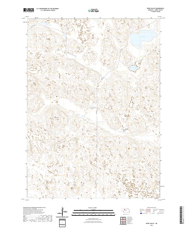 USGS Topographic Map – Rose Valley