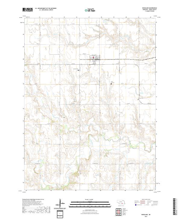 USGS Topographic Map – Roseland