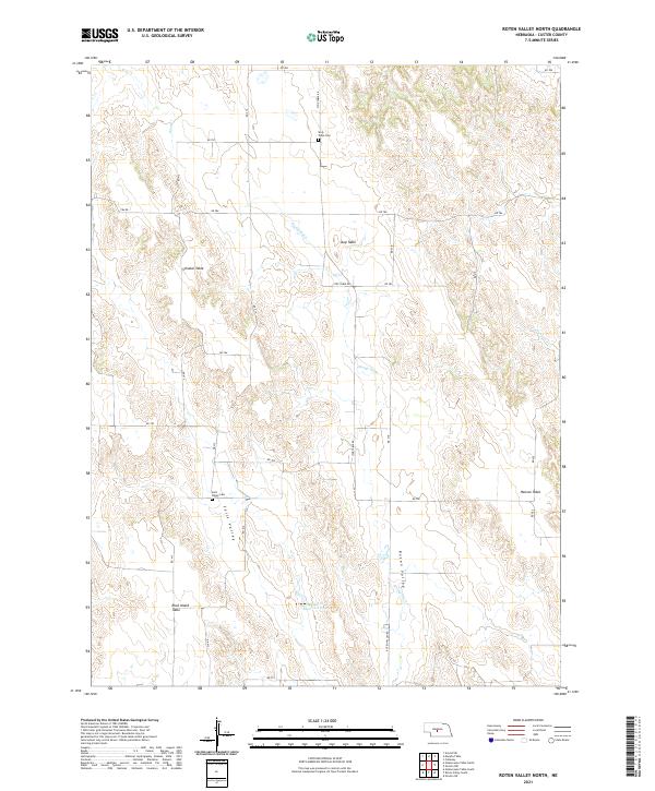 USGS Topographic Map – Roten Valley North
