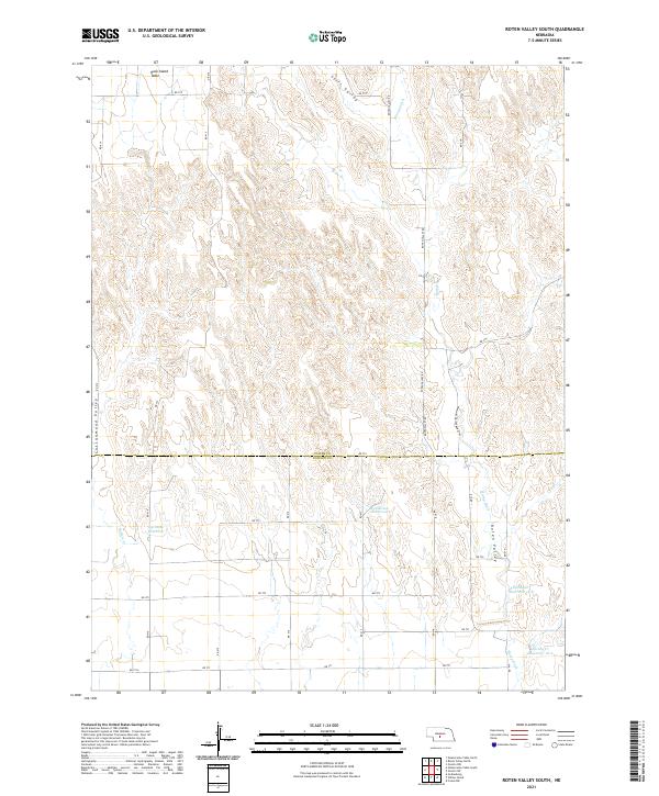 USGS Topographic Map – Roten Valley South