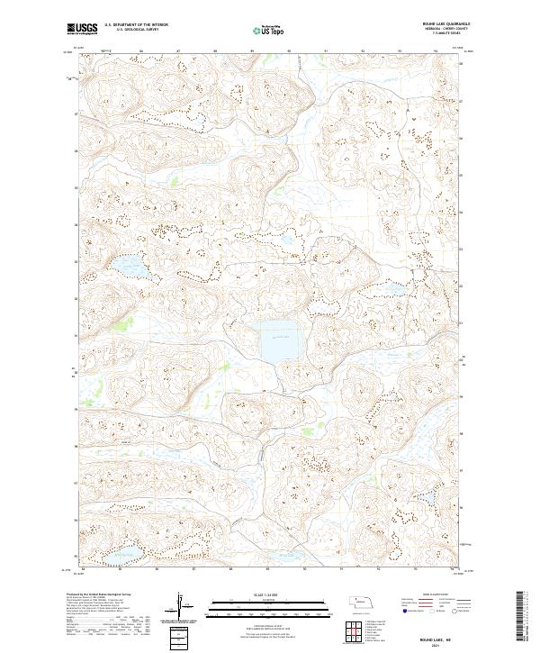 USGS Topographic Map – Round Lake