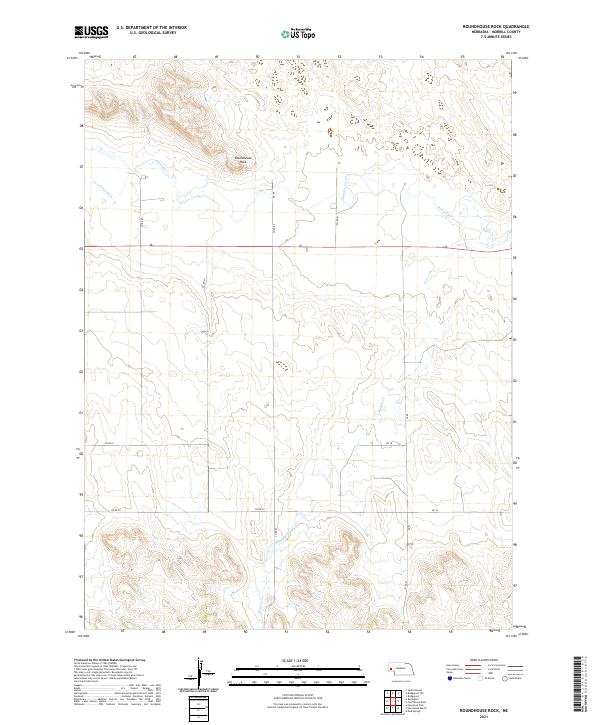 USGS Topographic Map – Roundhouse Rock