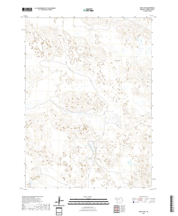 USGS Topographic Map – Rush Lake