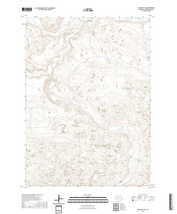 USGS Topographic Map – Rushville SE