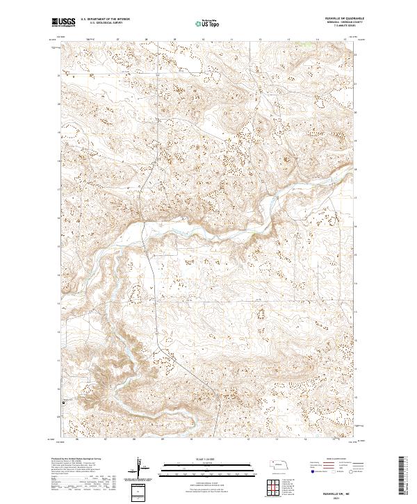 USGS Topographic Map – Rushville SW