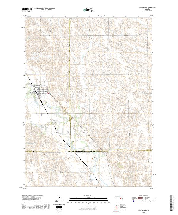 USGS Topographic Map – Saint Edward