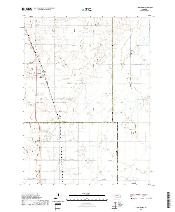 USGS Topographic Map – Saint Libory