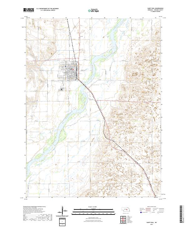 USGS Topographic Map – Saint Paul