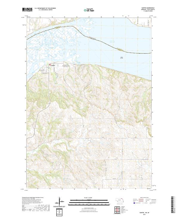 USGS Topographic Map – Santee