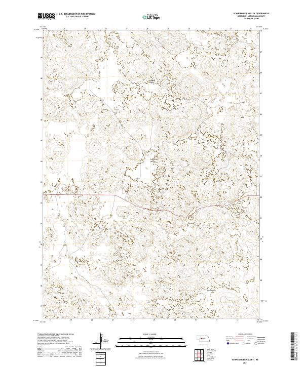 USGS Topographic Map – Schneringer Valley