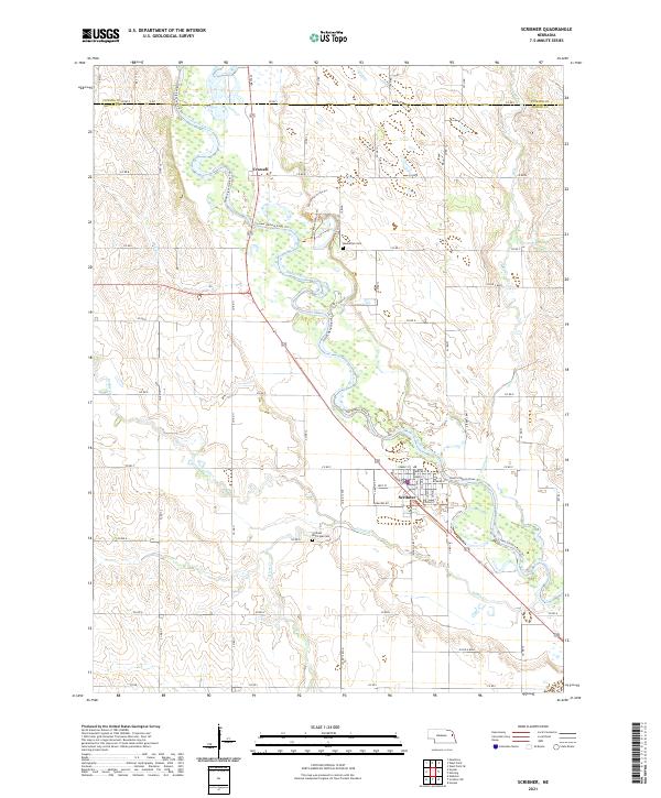 USGS Topographic Map – Scribner