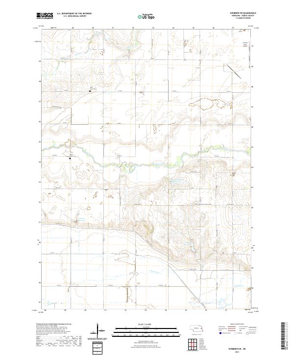 USGS Topographic Map – Scribner SW
