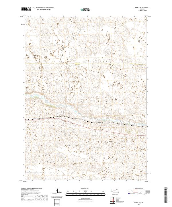 USGS Topographic Map – Seneca SW