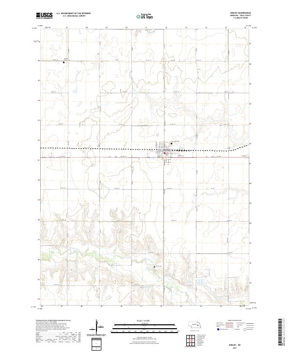 USGS Topographic Map – Shelby