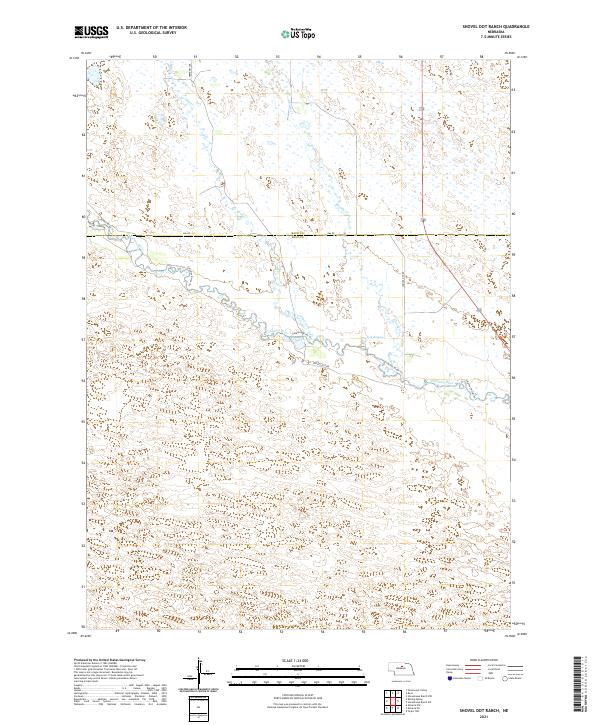 USGS Topographic Map – Shovel Dot Ranch