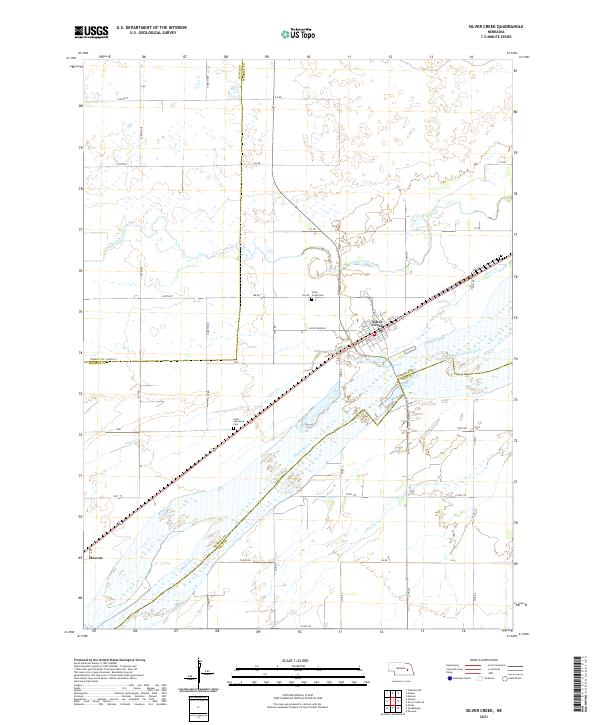 USGS Topographic Map – Silver Creek