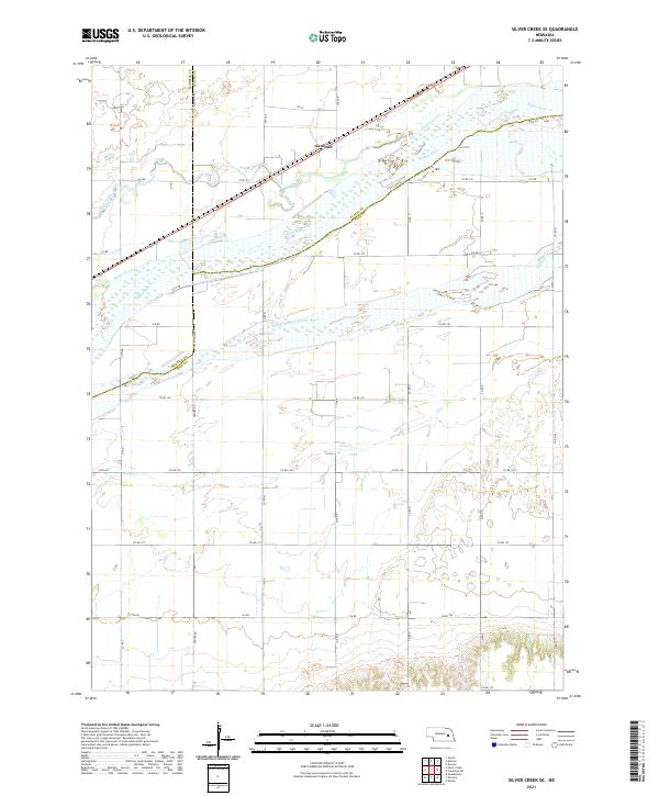 USGS Topographic Map – Silver Creek SE