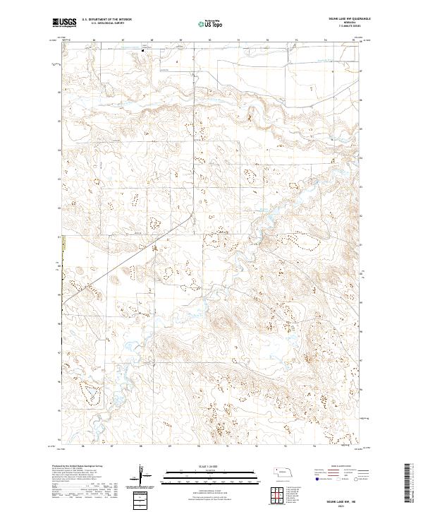 USGS Topographic Map – Skunk Lake NW