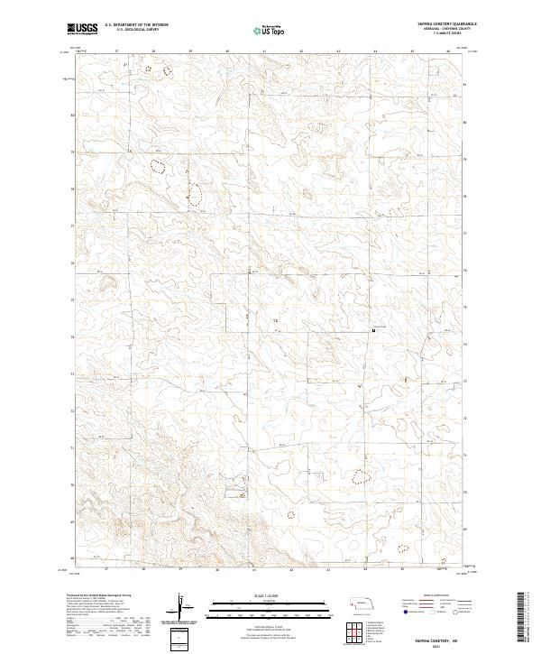 2021 Map of Smyrna Cemetery, 2021 Print